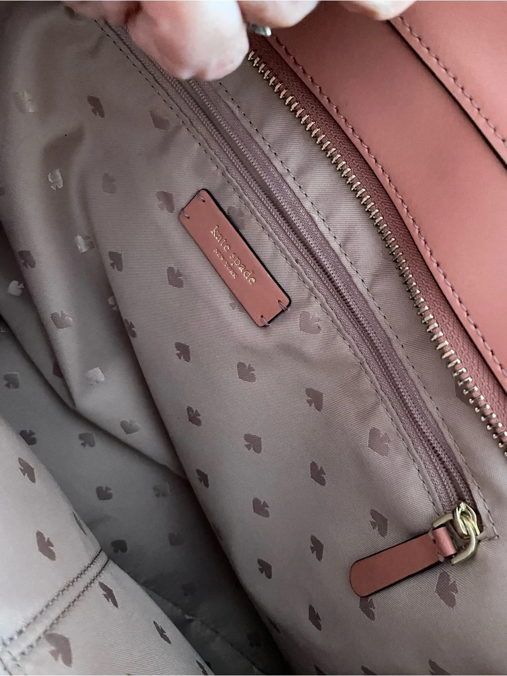 kate spade Dusty Rose Leather Tote